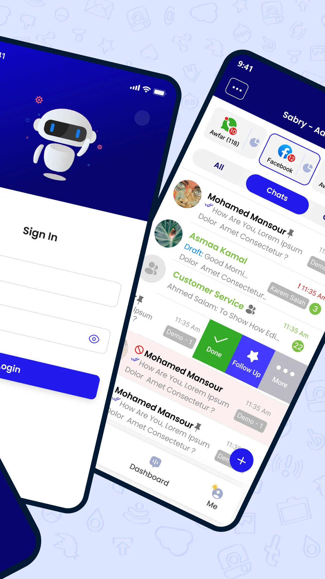 Awfar Chat screenshot